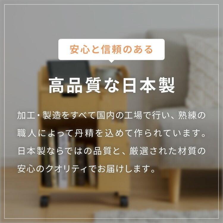 日本製 多機能 目隠しワゴン 幅40cm キャスター付き コンセント付き ツールボックス付き 木製 ゴミ箱付き デスクワゴン 引出し収納 完成品 収納 棚 隠せる(代引不可)