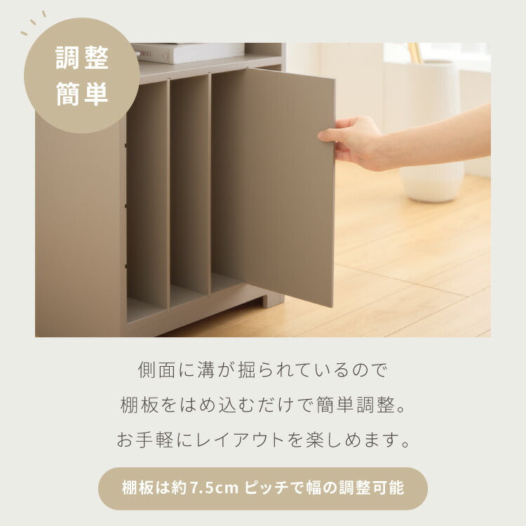 日本製 3way サイドテーブル 幅50cm レコードプレーヤー置けるレコードラック 稼働棚 4枚 多目的 ベッド 横テーブル ウッドテーブル 完成品(代引不可)