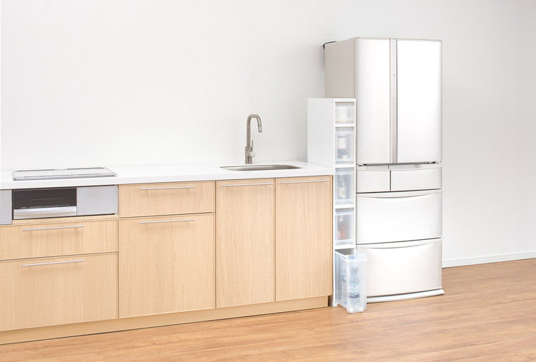 天馬 ファビエ スキピタストッカー スリム5段 S-131S ホワイト 衣類収納 収納ケース チェスト クローゼット収納 押し入れ収納 押入れ収納 tenma 幅17cm 奥行45cm 高さ140cm(代引不可)