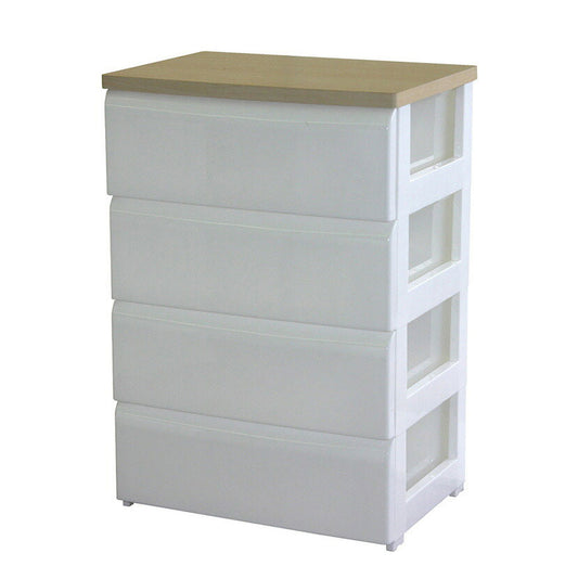 日本製 木天板 収納チェスト 4段 幅56.2cm 奥行40cm 高さ80.7cm リビングチェスト クローゼット収納 引き出し収納 衣類ケース 衣装ケース 押入れ収納 押し入れ収納(代引不可)