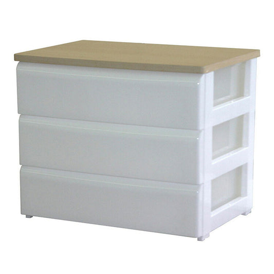 日本製 木天板 収納チェスト 3段 幅74cm 奥行40cm 高さ61.7cm リビングチェスト クローゼット収納 引き出し収納 衣類ケース 衣装ケース 押入れ収納 押し入れ収納(代引不可)