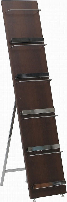 ウッドマガジンラック デコール W300×D500×H1400mm PB(PVC) スチール おしゃれ(代引不可)