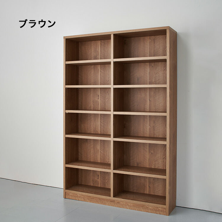 本棚 大容量 日本製 幅118 奥行30 高さ180cm 稼働棚 3cmピッチ調整 耐荷重30kg 超頑丈 オープンラック 書棚 ラック 棚 シェルフ コミックラック ディスプレイラック リビング 子供部屋 収納 (代引不可)
