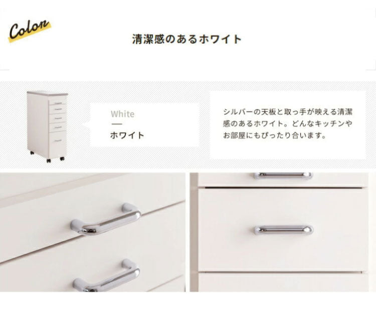 日本製 完成品 ステンレスキッチンワゴン 幅25cm 扉タイプ キッチン収納 隙間収納 国産 キャスター付き スライドテーブル付き 隙間収納 すき間収納 キッチン 収納 キッチン収納 マルチワゴン(代引不可)