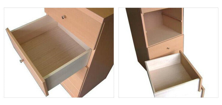完成品 木製 チェスト 幅44×奥行41×高さ104.5cm 六段 日本製 国産 6段 収納 棚 隙間 収納 整理 ナチュラル シンプル おしゃれ(代引不可)