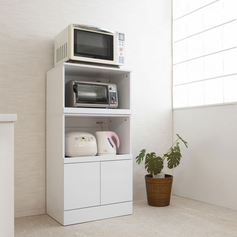 キッチンシリーズ Face ミドルレンジボード ホワイト アンティーク