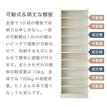 コミックラック 70 本棚 ブックラック マンガ ほんだな オープンラック 収納 10段 ハイタイプ 収納 ブックラック 文庫本 アンティーク ヴィンテージ 北欧 おしゃれ 収納ラック(代引不可)