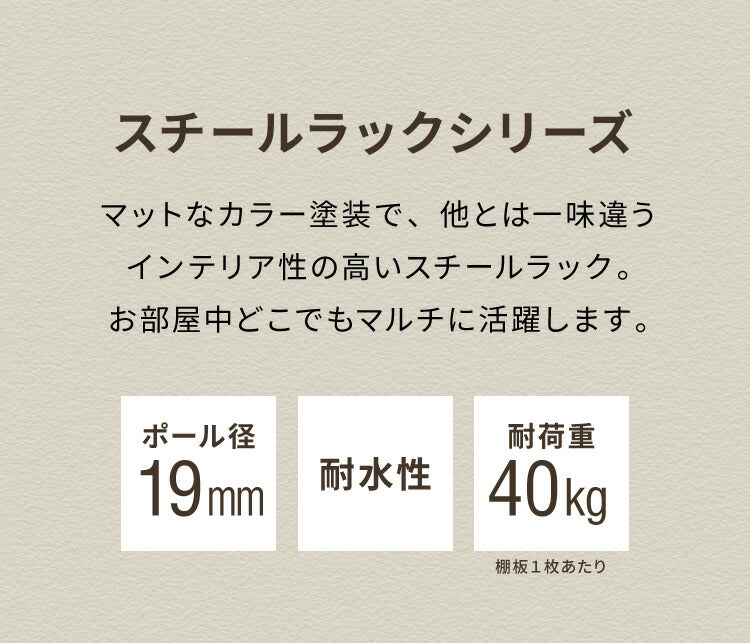 オープンラック ラック 3段 耐荷重80kg 幅45cm 奥行25cm スチールラック アジャスター付きシンプル キッチン収納 リビング収納 シェルフ 三段(代引不可)