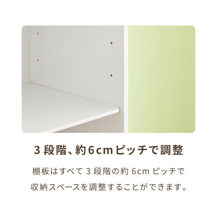 【完成品でお届け】ランドセルラック ワイド 幅60 キャスター付き 引き出し付き 日本製 ランドセル収納 本棚 収納 棚 教科書 学習ラック ランドセル ラック 教科書 入学準備 新生活 お祝い(代引不可)