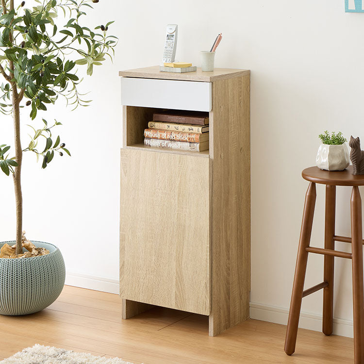 ルーター収納ボックス 電話台 Wi-Fi ラック 幅38 ケーブルボックス プリンター台 FAX台 木製 キャビネット サイドテーブル ナイトテーブル リビング 収納 モデム