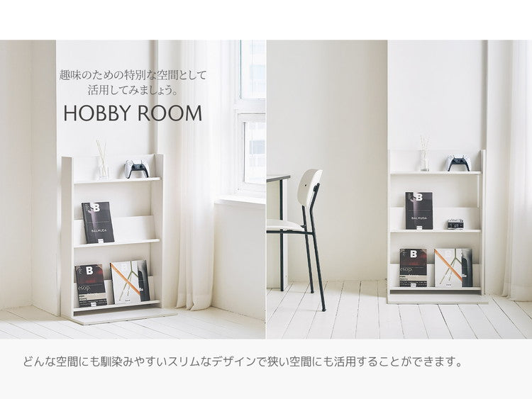 Roomnhome 本棚 おしゃれ 幅60 イソップオープンシェルフ オープンシェルフ 本棚 シェルフ キッズルーム キッズギャラリー 収納棚 LPレコード オブジェ 飾り棚 スリム オープン(代引不可)