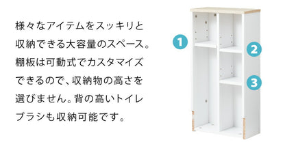 ヴィンテージ調 トイレ収納ラック スリム 奥行き15cm トイレラック 薄型 トイレットペーパー ストッカー 収納棚 縦長 隙間収納 隠す 収納ラック