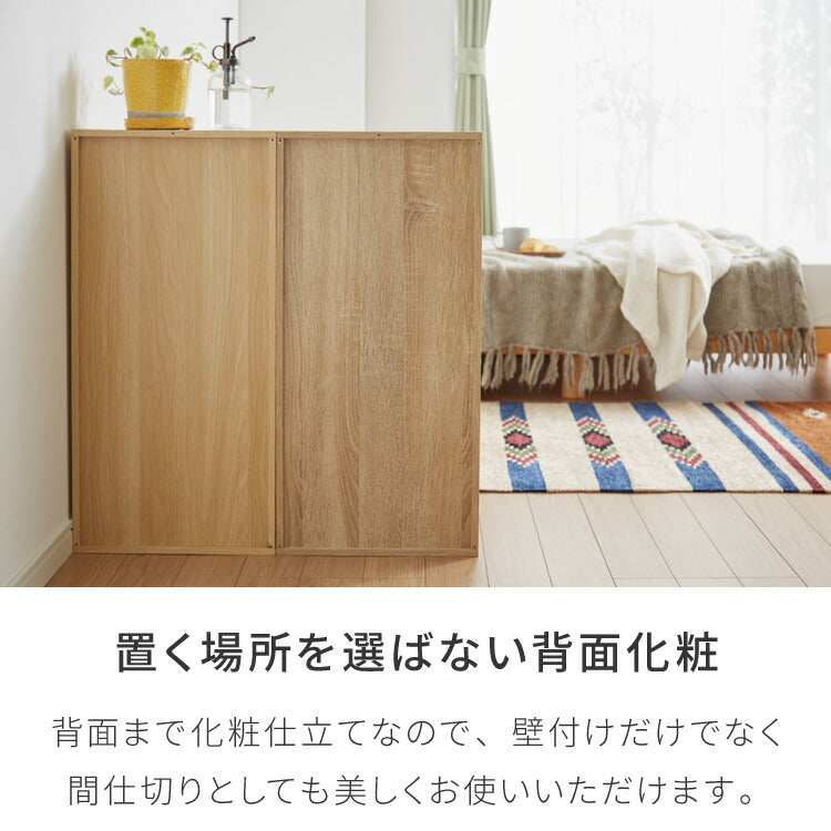 カラーボックス 3段 A4 2個セット 木目 鍵付き 扉付き 幅35cm レイアウト自由自在 収納 収納ボックス 整理整頓 カラーボックス3段 A4サイズ 本棚 ラック 収納ラック 鍵付きラック レイアウト自由