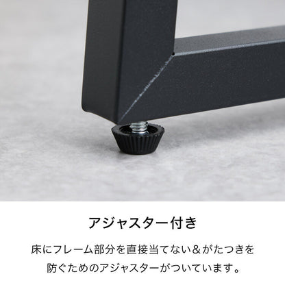 スチールハンガーラック Lサイズ スリム 洋服ラック 服掛け コート掛け 衣類収納 省スペース パイプハンガー シンプル おしゃれ 洋服掛け コートハンガー 収納 スタンド モノトーン