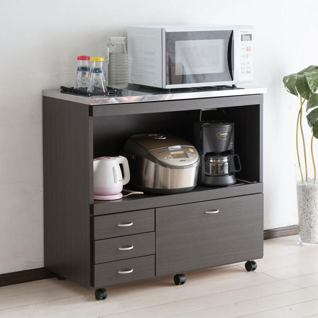 【こうちゃんパパさま　専用】ステンレス天板カウンター収納・食器棚　　(日本製) こうちゃんパパさま 専用】ステンレス天板カウンター収納・食器