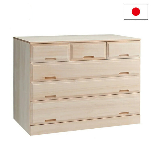 押入れ クローゼット収納 衣類収納 奥行60cm ロング総桐クローゼットチェスト キャスター付き 幅100cm・4段 【日本製 大川家具 完成品】 引き出し収納 オシャレ 北欧 衣類収納 服 押入れ収納(代引不可)