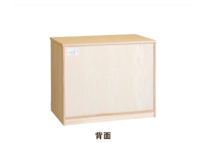 北欧風 総桐 クローゼットチェスト 幅75cm 4段 キャスター付き とのこ仕上げ【日本製 大川家具 完成品】 引き出し収納 オシャレ 北欧 衣類収納 服 押入れ収納(代引不可)