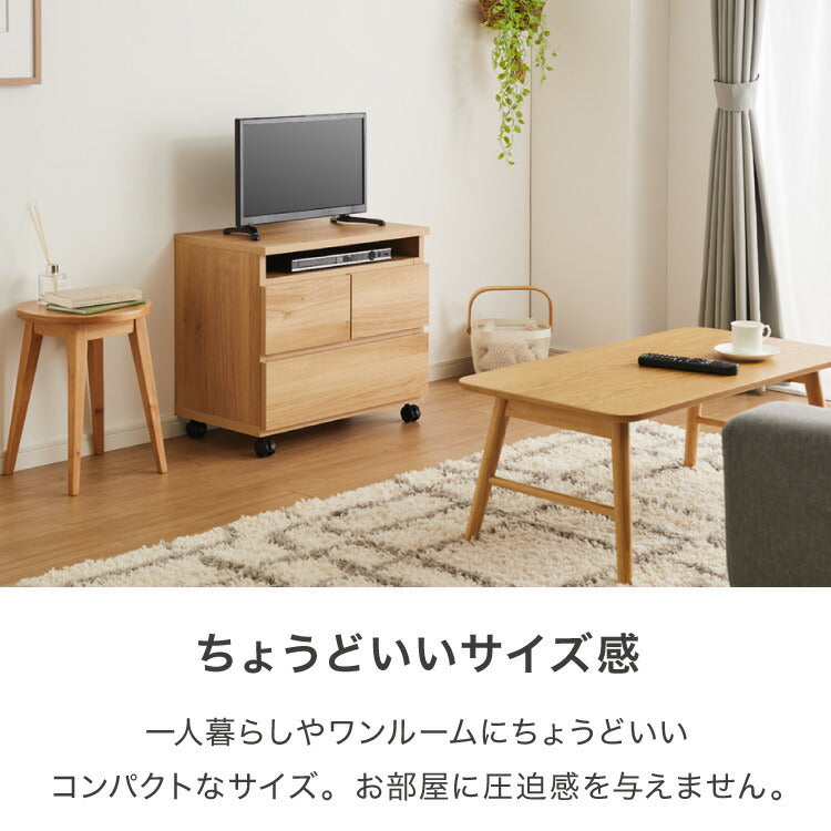 昇降式 テレビワゴン 幅60cm 55cm~67cmの昇降2段スライドレール キャスター付き 完成品