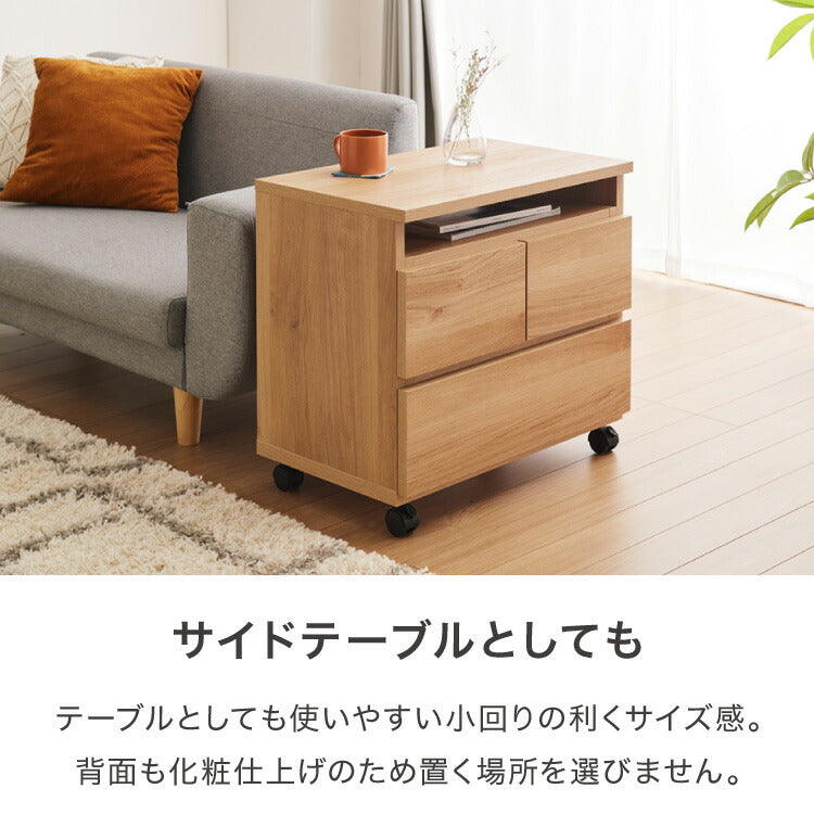 昇降式 テレビワゴン 幅60cm 55cm~67cmの昇降2段スライドレール キャスター付き 完成品