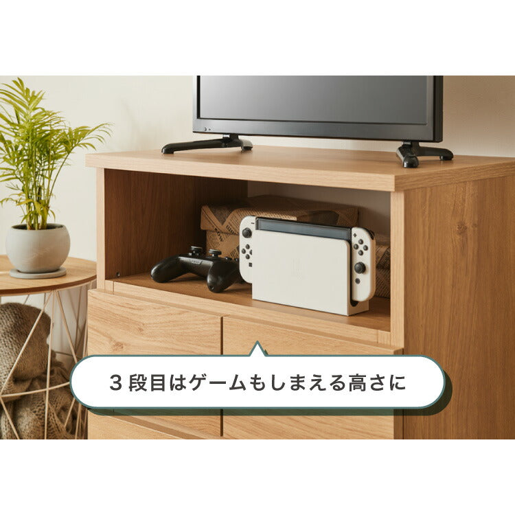 昇降式 テレビワゴン 幅80cm 55cm~67cmの昇降2段スライドレール キャスター付き 完成品