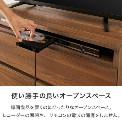昇降式 テレビワゴン 幅80cm 55cm~67cmの昇降2段スライドレール キャスター付き 完成品