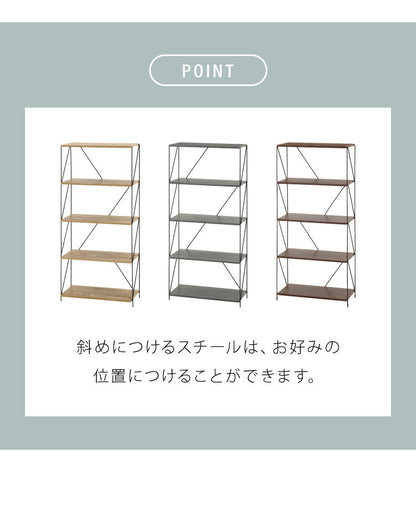 ワイヤーラック 5段 幅62cm 木目調 スチール 組み立て簡単 工具不要 おしゃれ 北欧 収納 スチールラック ワイヤーラック スチールシェルフ 子供部屋 洗面所 ディスプレイラック 隙間収納 すきま収納(代引不可)