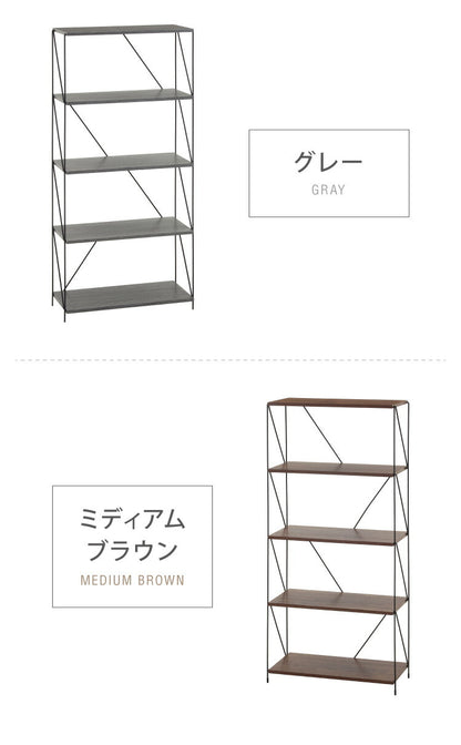 ワイヤーラック 5段 幅62cm 木目調 スチール 組み立て簡単 工具不要 おしゃれ 北欧 収納 スチールラック ワイヤーラック スチールシェルフ 子供部屋 洗面所 ディスプレイラック 隙間収納 すきま収納(代引不可)