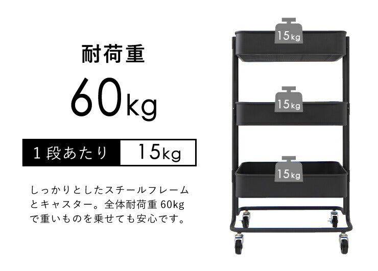 キッチンワゴン キャスター付き ヴィンテージ モダン 北欧 おしゃれ ダイニング キッチン リビング 新生活 キッチン収納 整理 収納 収納ワゴン マルチワゴン おもちゃ箱 バスケット ラック