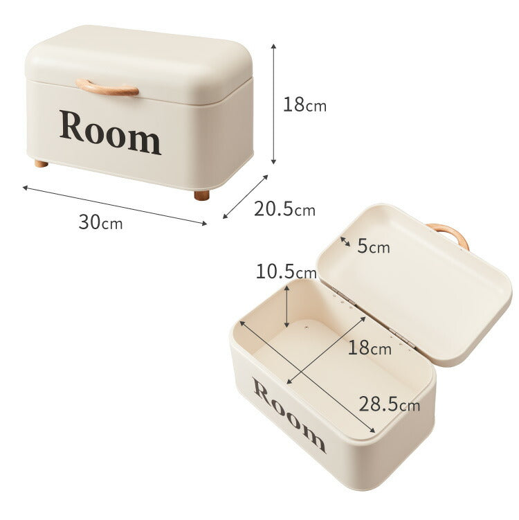 ストレージケース Room 北欧風 小物入れ ふた付き ストレージボックス 収納ボックス レトロ調 くすみカラー かわいい おしゃれ 収納ケース 収納箱