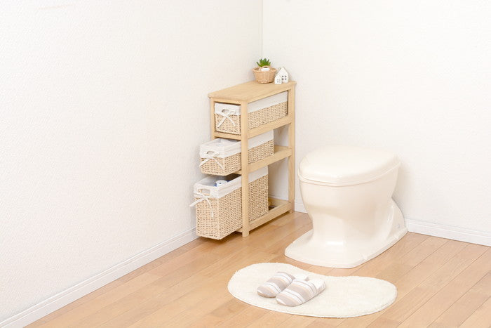 トイレ収納 トイレラック 収納 省スペース トイレットペーパー収納 掃除用具収納 トイレ用品 トイレラック MTR-7300NA (代引き不可)