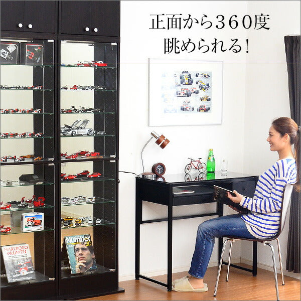 【コレクションラック Luke ルーク ハイタイプ用 専用 深型 浅型 共通ミラー 2枚セット】コレクションケース フィギュア 専用 ミラー 鏡 (代引不可)