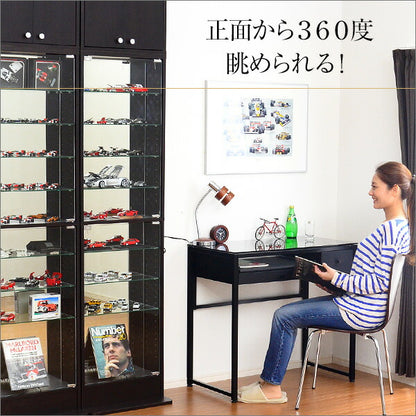 【コレクションラック Luke ルーク ハイタイプ用 専用 深型 浅型 共通ミラー 2枚セット】コレクションケース フィギュア 専用 ミラー 鏡 (代引不可)