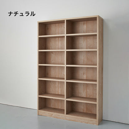 本棚 大容量 日本製 幅118 奥行30 高さ180cm 稼働棚 3cmピッチ調整 耐荷重30kg 超頑丈 オープンラック 書棚 ラック 棚 シェルフ コミックラック ディスプレイラック リビング 子供部屋 収納 (代引不可)