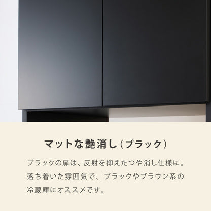 冷蔵庫上 突っ張り 日本製 冷蔵庫上収納 耐震加工 収納 幅59cm 高さ調節機能付き 光沢仕上げ キッチン小物収納 キッチン収納 水切り 日本製 ストッカー キッチンストッカー(代引不可)
