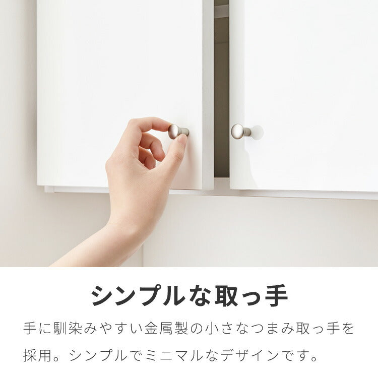 選べる吊戸棚 光沢仕上げ 壁面収納 吊戸棚 幅60 奥行22 完成品 日本製