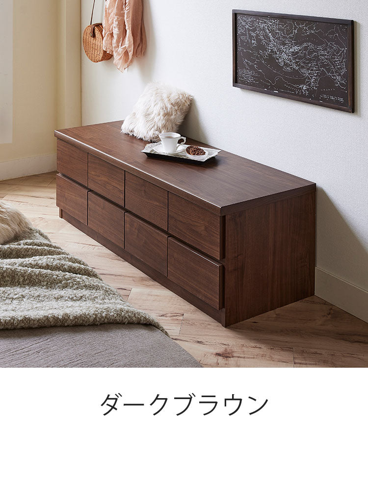 超美品♡北欧風チェスト120♡ブラウン （ローチェスト マースト