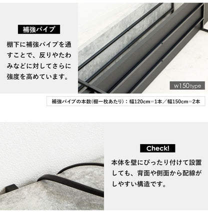 TVボード ストーン調 幅120cm 32型 42型 テレビ台 ストーン調 TV台 ローボード テレビボード テレビラック tvラック センターテーブル PCデスク 石目調 おしゃれ シンプル モダン インダストリアル(代引不可)