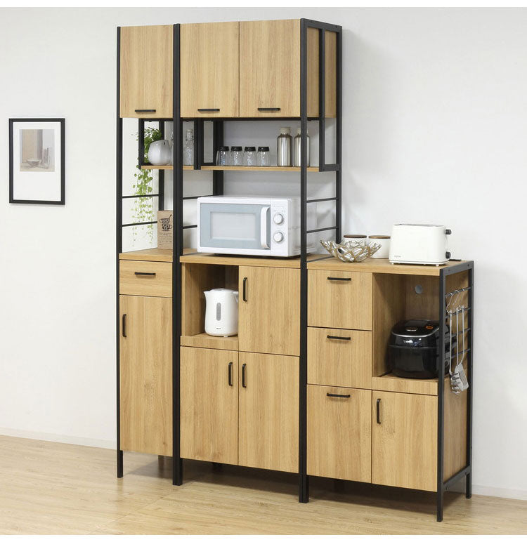 アート 食器棚 レンジ台 幅60 奥行40 高さ100 キッチンボード キッチン