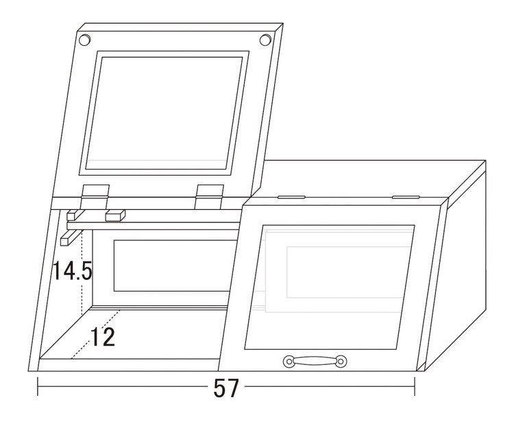 カウンター上収納 扉付き 調味料ラック スパイスラック 木製 スマホスタンド タブレットスタンド 扉収納 キッチン収納 おしゃれ(代引不可)