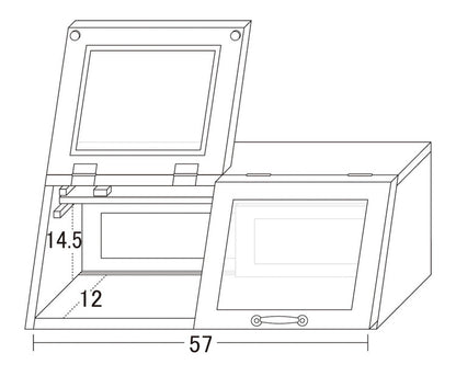 カウンター上収納 扉付き 調味料ラック スパイスラック 木製 スマホスタンド タブレットスタンド 扉収納 キッチン収納 おしゃれ(代引不可)