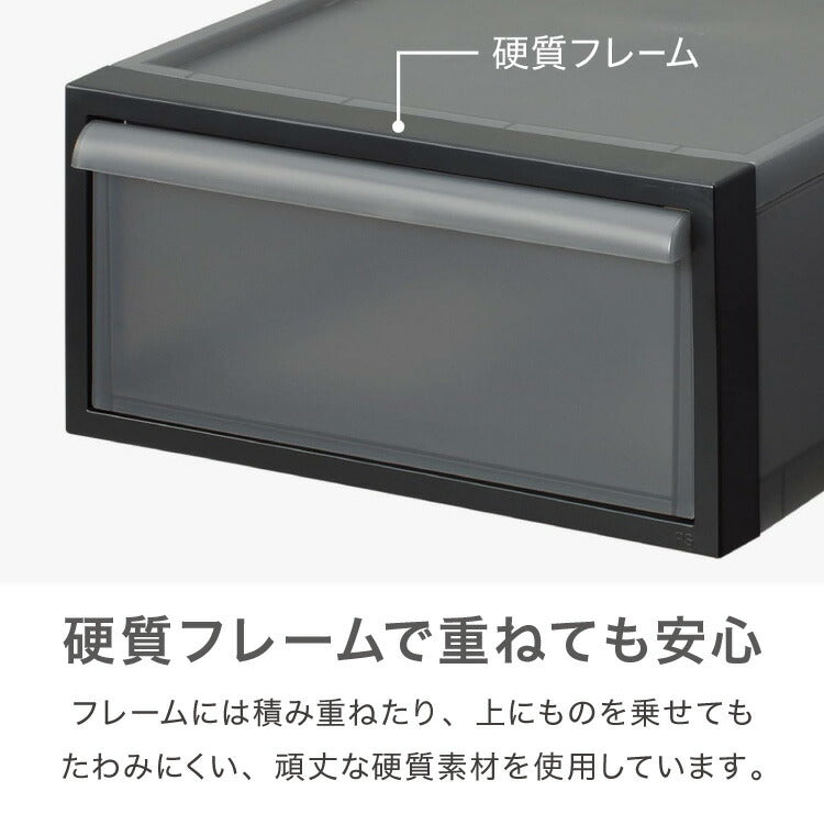 ライクイット (like-it) 収納ケース クローゼットシステム 引出し (M) 3個組 CS-D2 3P 奥行き52cm クローゼット収納にピッタ(代引不可)