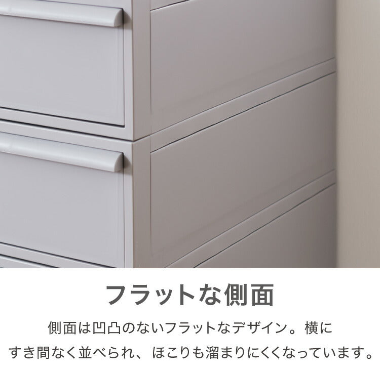 ライクイット (like-it) 収納ケース クローゼットシステム 引出し (M) 3個組 CS-D2 3P 奥行き52cm クローゼット収納にピッタ(代引不可)