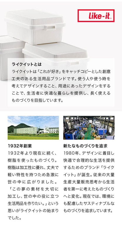 ライクイット ( like-it ) キッチン収納 スリムストレージ ミディ ストッカー ホワイト 3段 キャスター付 日本製 MS-30 約幅25.5cm デットスペース収納 すき間を活用(代引不可)