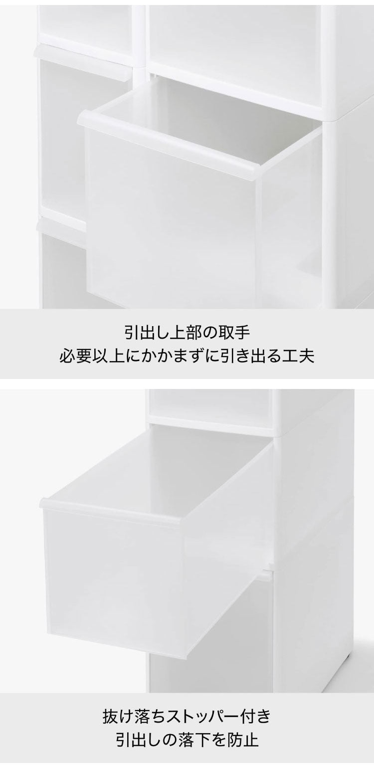 ライクイット ( like-it ) キッチン収納 耐熱木天板 ストッカー スリム 約幅18.7x奥46.5x高85.3cm ホワイト 日本製 TS-121WT デットスペース収納 すき間を活用 木製天板 耐熱150℃(代引不可)