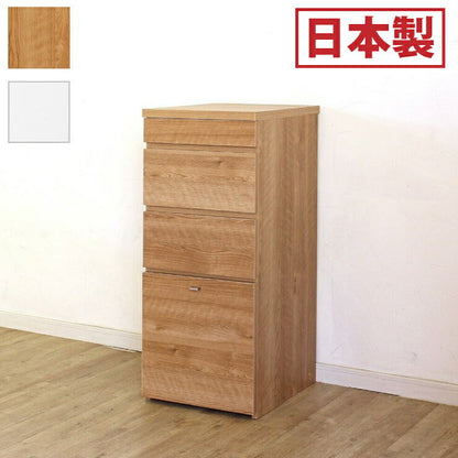 日本製 キャビネット D 40cm幅 引出し収納 ラック 収納 国産 リビング収納 机 ルーター収納 プリンター収納 木製 おしゃれ 木目調 北欧(代引不可)