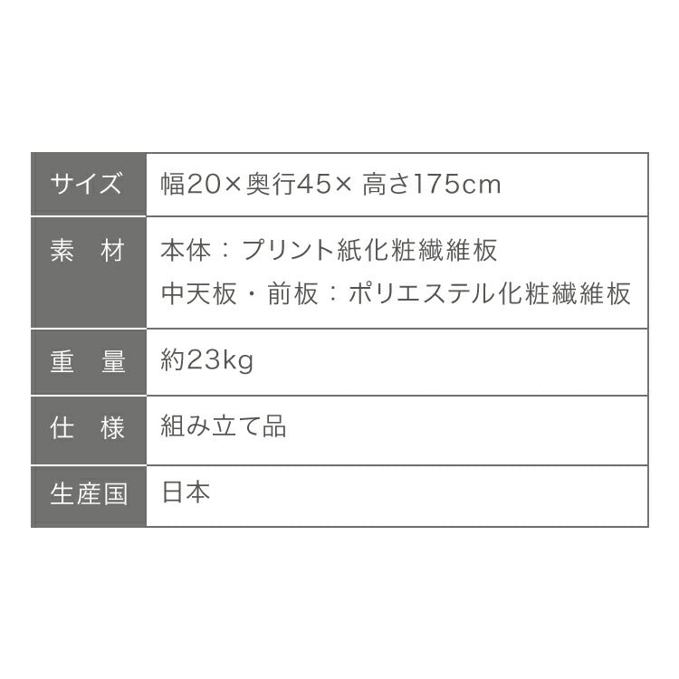 日本製 サニタリーチェスト 幅20cm すき間収納 サニタリー すき間 チェスト ランドリー 棚 ラック チェスト ランドリー収納 北欧 スリム 大容量(代引不可)