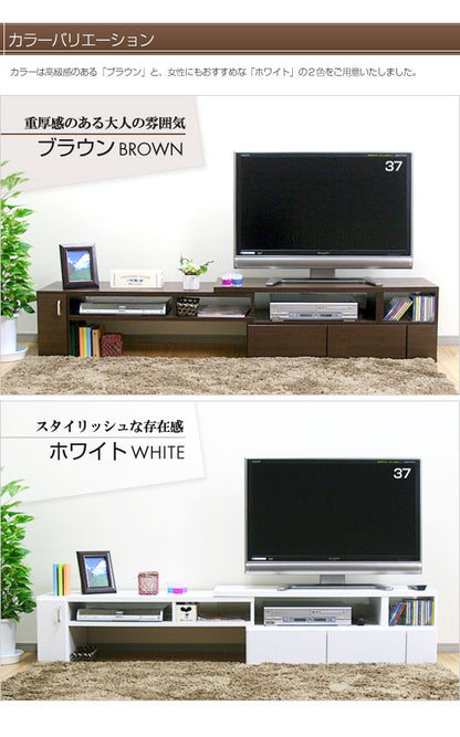 テレビ台 日本製 国産【完成品】伸縮 コーナー テレビボード TV台 コーナー 110cm 120cm 150cm 180cm 三角 サイドボード リビングボード 1人暮らし ロータイ(代引不可)