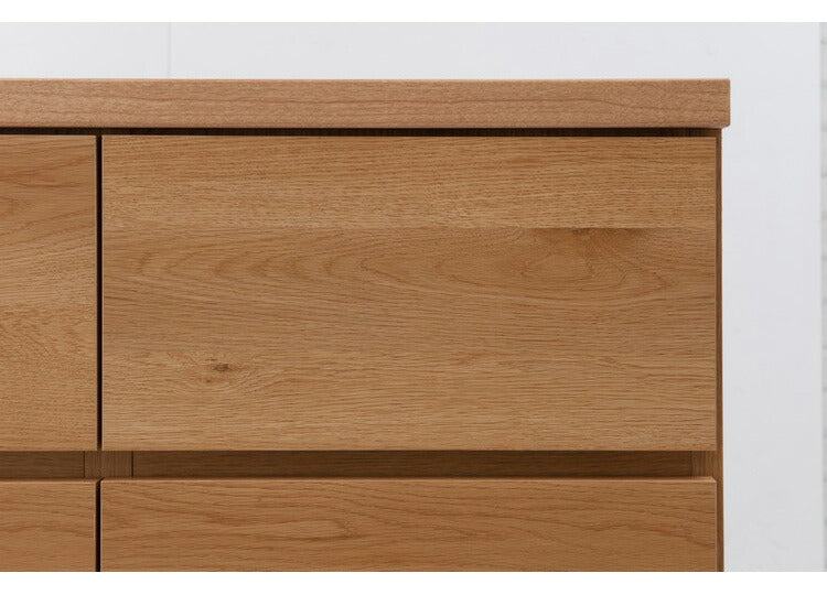 大川家具 日本製 完成品 float チェスト 幅120 ロータイプ ワイド タンス 箪笥 ナチュラル 茶 木目調 国産 ワイド 収納 衣類収納 和風 アンティーク ナチュラル 北欧 組み立て不要(代引不可)