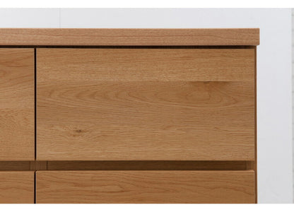 大川家具 日本製 完成品 float チェスト 幅120 ロータイプ ワイド タンス 箪笥 ナチュラル 茶 木目調 国産 ワイド 収納 衣類収納 和風 アンティーク ナチュラル 北欧 組み立て不要(代引不可)