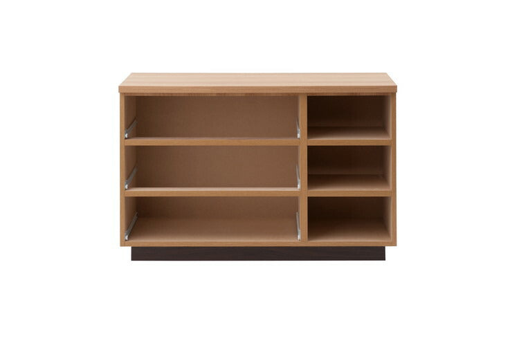 大川家具 日本製 完成品 float チェスト 幅120 ロータイプ ワイド タンス 箪笥 ナチュラル 茶 木目調 国産 ワイド 収納 衣類収納 和風 アンティーク ナチュラル 北欧 組み立て不要(代引不可)